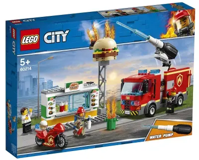 Lego City Požar v kiosku s hamburgerji - 60214