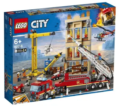 Lego City Gasilska brigada gasi v centru mesta - 60216
