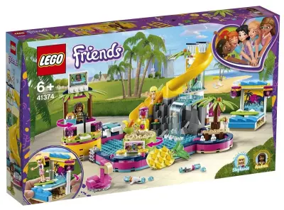 Lego Friends Andrejina zabava na bazenu - 41374