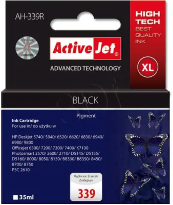 HP C8767EE 339 ActiveJet črno črnilo