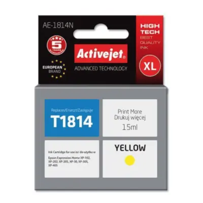 ACTIVEJET Epson T1814 rumeno črnilo