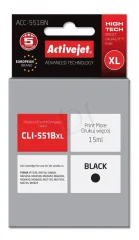 ACTIVEJET Canon CLI-551BkXL črno črnilo