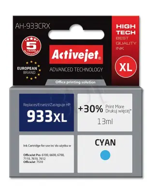 ACTIVEJET HP 933XL CN054AE cyan črnilo