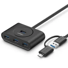 Ugreen USB 3.0 Hub z USB- C 3.1