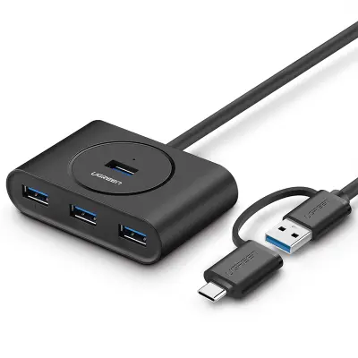 Ugreen USB 3.0 Hub z USB- C 3.1