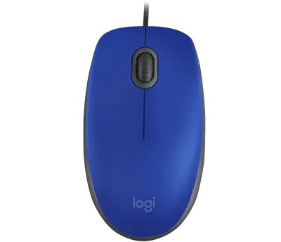 LOGITECH M110, miška, modra