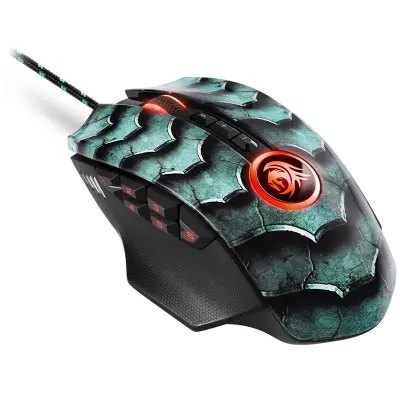 SHARKOON Drakonia II Green RGB žična gaming miška