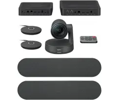 LOGITECH Rally Ultra-HD C onferenceCam - BLACK - USB - PLUGC - EMEA - DUAL SPEAKER EU