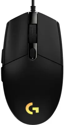 LOGITECH G102 LightSync, gaming miška, črna