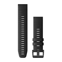 PAŠČEK QUICKFIT-BLACK SILICONE, 22MM, FENIX6