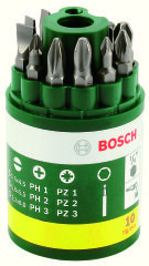 BOSCH 10-delni komplet vijačnih nastavkov