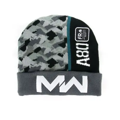 CALL OF DUTY MW : GREY CAMO BEANIE