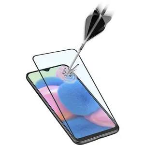 Zaščitno steklo A30s črno Cellular Line