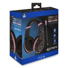 4GAMERS PS4 Rose-Gold gaming slušalke