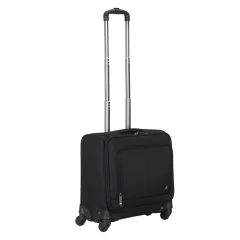 RIVACASE 8481 črn potovalni Carry-On kovček na koleščkih