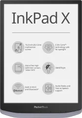 PocketBook InkPad X metalik siv E-bralnik