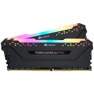 Corsair VENGEANCE RGB PRO 16GB (2 x 8GB) DDR4 DRAM 3600MHz PC4-28800 CL18, 1.2V/1.35V