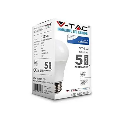 LED SIJALKA 11W E27 2700K 1055LM 5Y