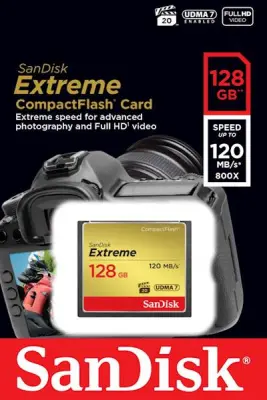 CF 128GB SANDISK EXTREME UDMA7