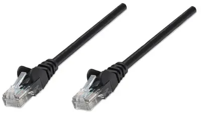 Intellinet 7,5 m Cat6, CCA, črn mrežni kabel