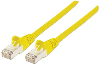 Intellinet 1 m Cat6A, CU, rumen mrežni kabel