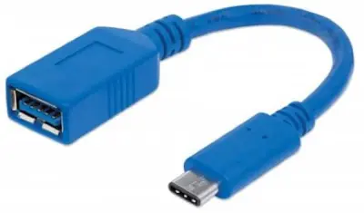 MANHATTAN USB C-USB A Superspeed 15cm