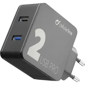 CELLULAR ACHUSB2QC30WK 2xUSB 18W+12W hitri polnilec