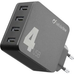 CELLULAR ACHUSB442WK 4X USB 42W hitri polnilec