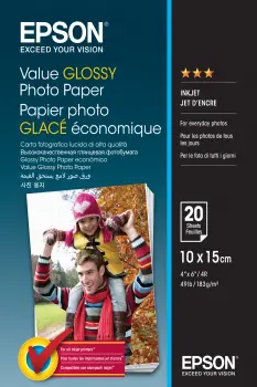 PAPIR EPSON FOTO GLOSSY 10x15cm 20 listov