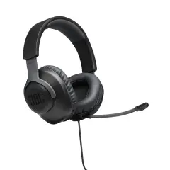 JBL Quantum 100 črne žične gaming slušalke