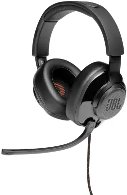 JBL Quantum 200 črne žične slušalke