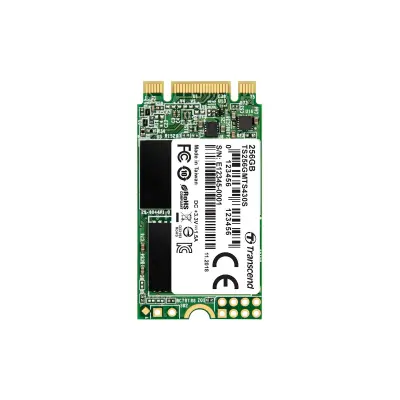 SSD Transcend M.2 256GB 2242 430S, 550/480MB/s, 3D TLC, SATA 3 (6GB/s)