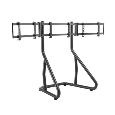 SPAWN Racing simulator triple monitor floor stand