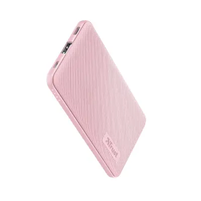 TRUST PRIMO Powerbank 5000 mAh prenosna baterija roza