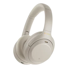 SONY WH1000XM4 brezžične naglavne srebrne slušalke