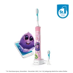 PHILIPS Sonicare Kids HX6352/42 (roza) otroška zobna ščetka