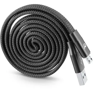 USB KABEL NAVIJALNI MICROUSB ČRN