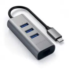 Satechi Aluminium Type-C Hub (3x USB 3.0,Ethernet)