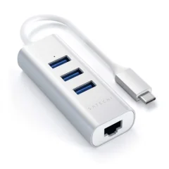 Satechi Aluminium Type-C Hub (3x USB 3.0,Ethernet)