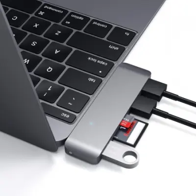 Satechi Aluminium Type-C USB COMBO Hub 3x USB 3.0