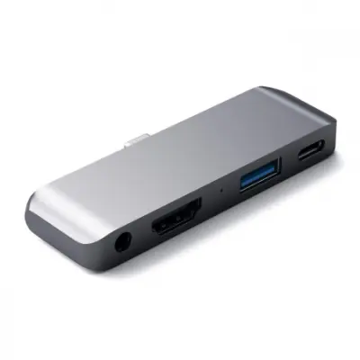 Satechi Aluminium Type-C Mobile Pro Hub (HDMI 4k,1