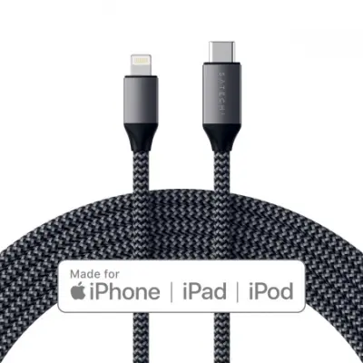 Satechi Type-C to Lightni ng Charging Cable - Space