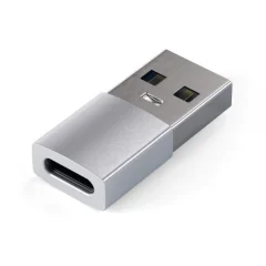 Satechi Aluminum Type-A t o Type-C Adapter - Silve