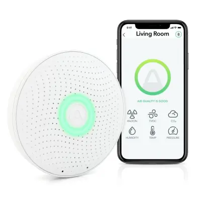 AIRTHINGS WAVE PLUS - merilec radona in kvalitete zraka v notranjih prostorih