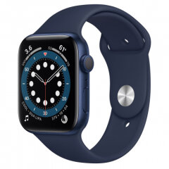 APPLE Watch S6 GPS, 44mm Blue Aluminium Deep Navy Sport Band pametna ura