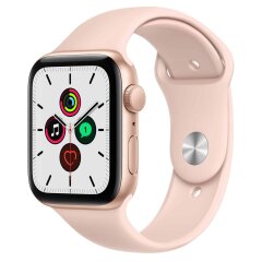 APPLE Watch SE GPS, 44mm Gold Aluminium Case with Pink Sand Sport Band pametna ura