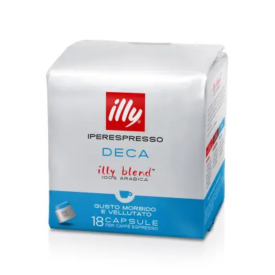 ILLY IE CUBE decaf kava v kapsulah  (18 kapsul)
