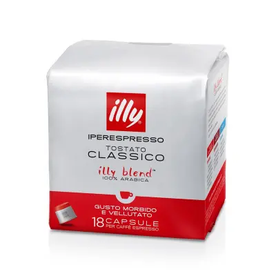 ILLY IE CUBE RDEČA kava v kapsulah (18 kapsul)