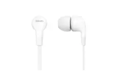 PHILIPS TAE1105WT žične slušalke bele