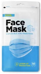 Maska CIVIL Face Mask 10/1 odrasle zaščitne maske